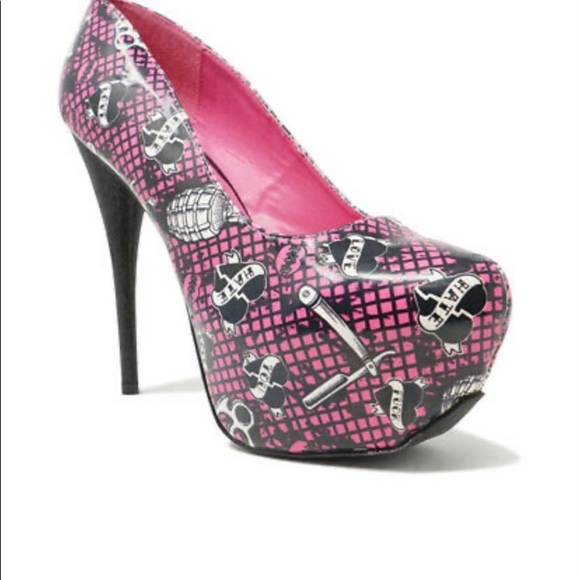 NWOT TOO FAST SHOW BOW HEEL - Picture 2 of 11